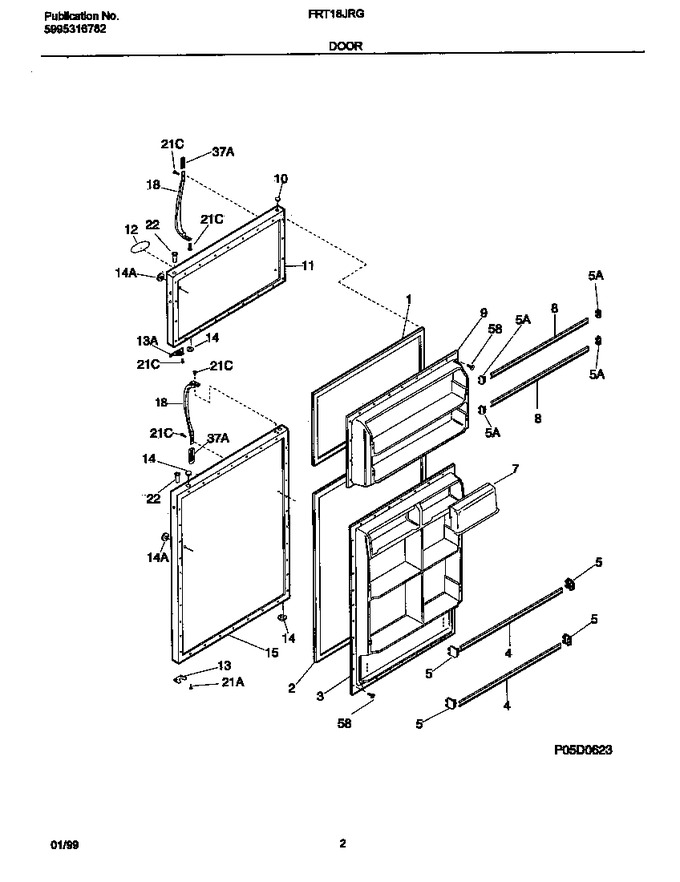 Diagram for FRT18JRGW1