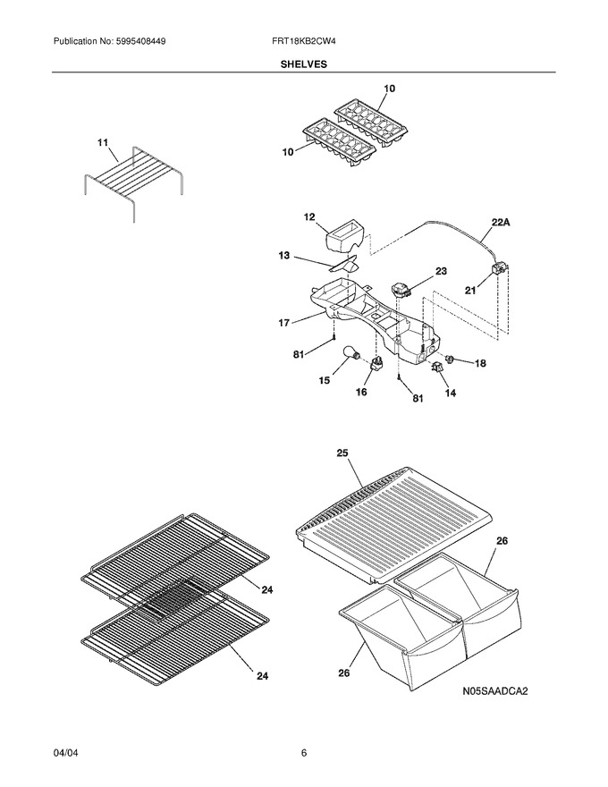 Diagram for FRT18KB2CW4