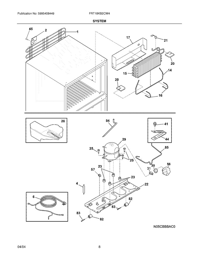 Diagram for FRT18KB2CW4
