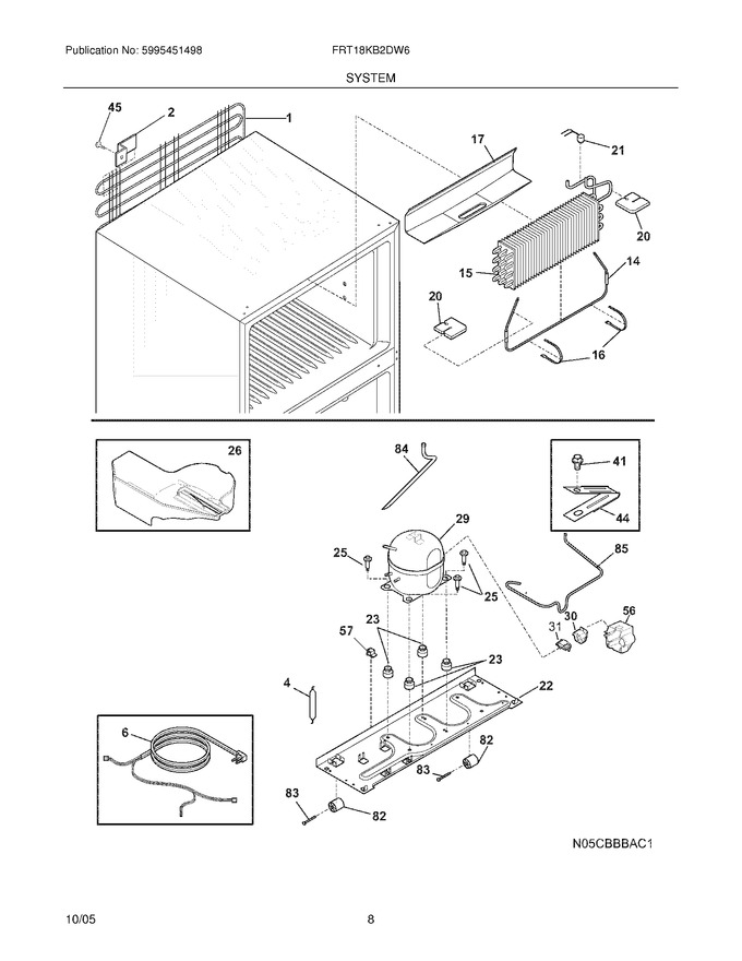 Diagram for FRT18KB2DW6