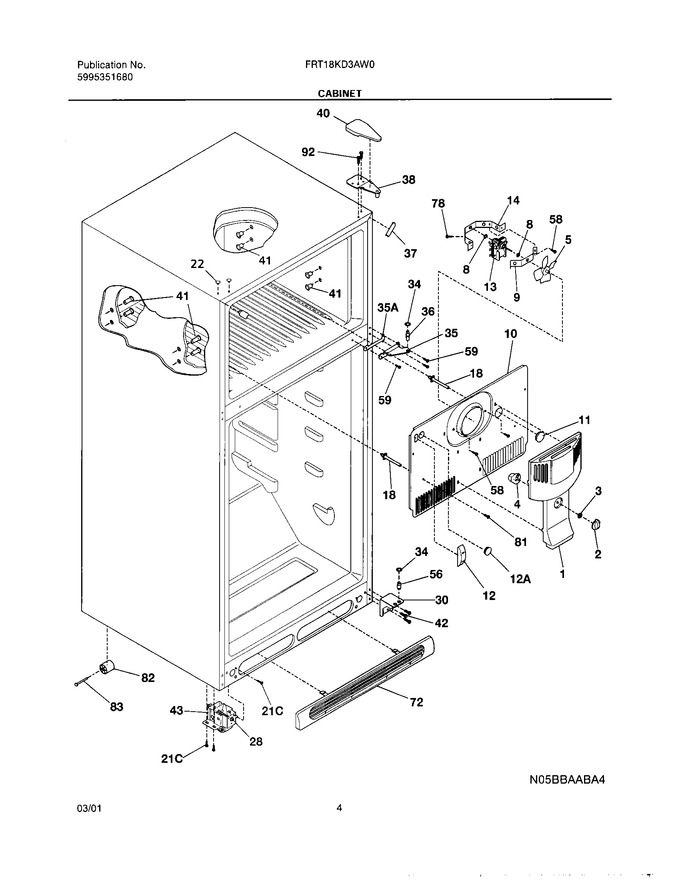 Diagram for FRT18KD3AW0