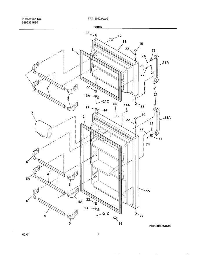 Diagram for FRT18KD3AW0