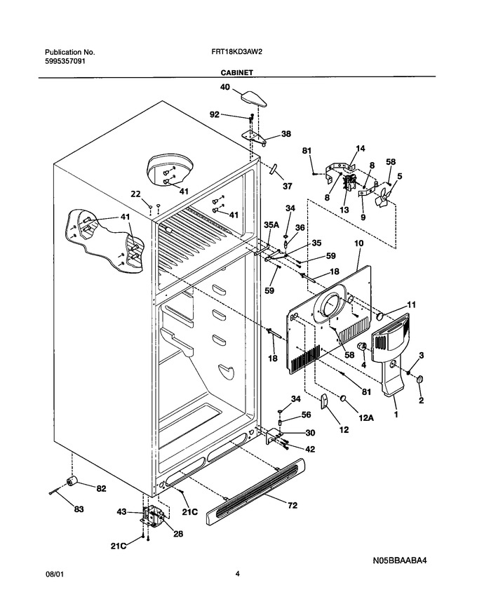 Diagram for FRT18KD3AW2