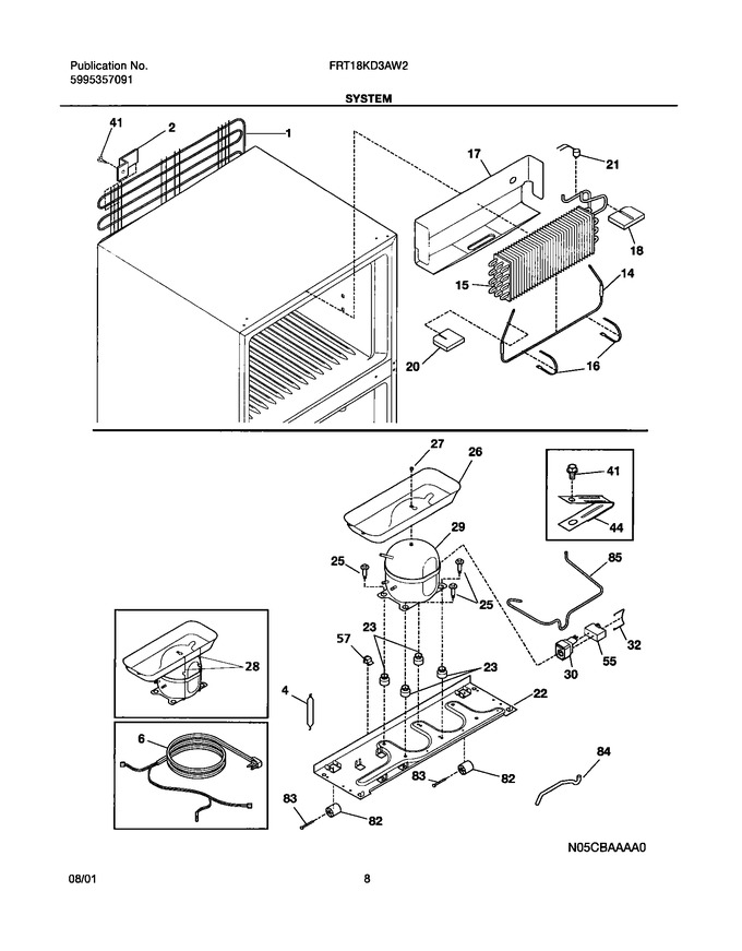 Diagram for FRT18KD3AW2