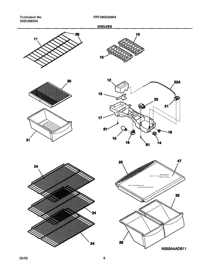 Diagram for FRT18KD3AW4