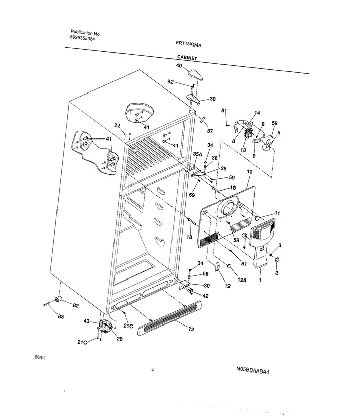 Diagram for FRT18KD4AW0