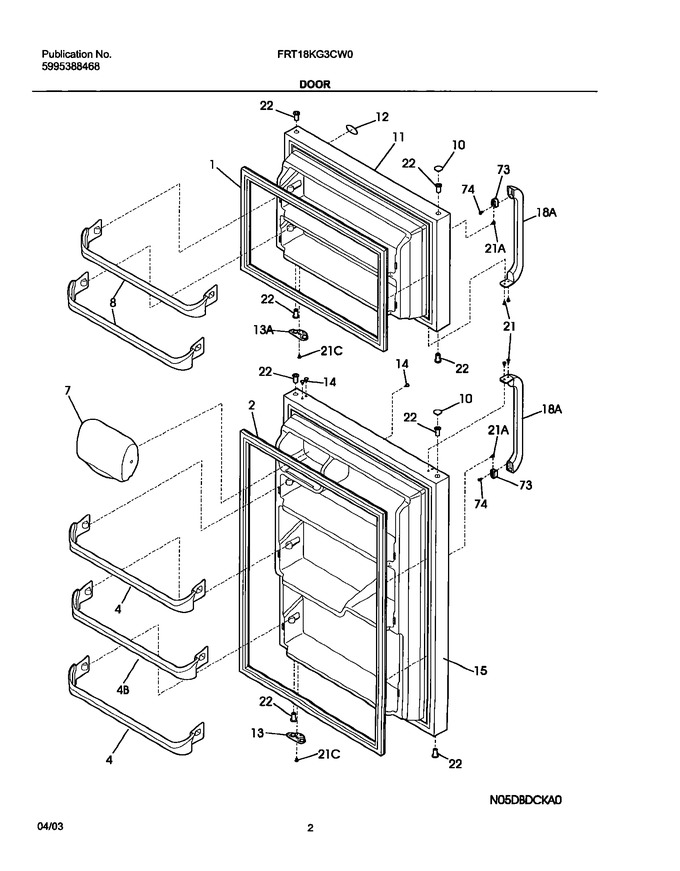Diagram for FRT18KG3CW0
