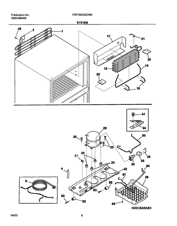 Diagram for FRT18KG3CW0