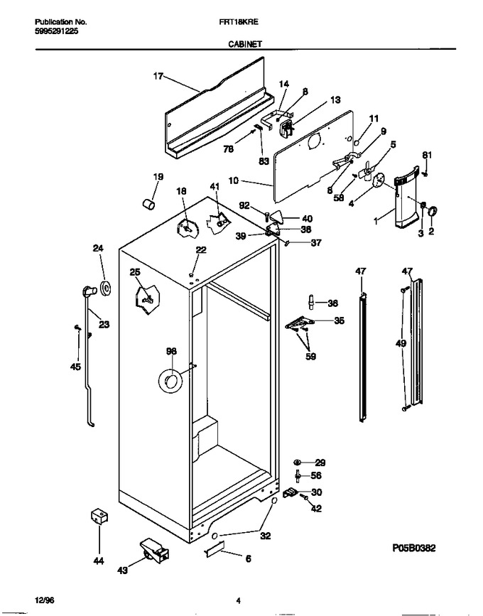 Diagram for FRT18KREW2