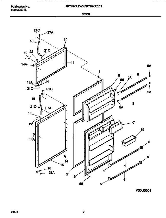 Diagram for FRT18KREW3