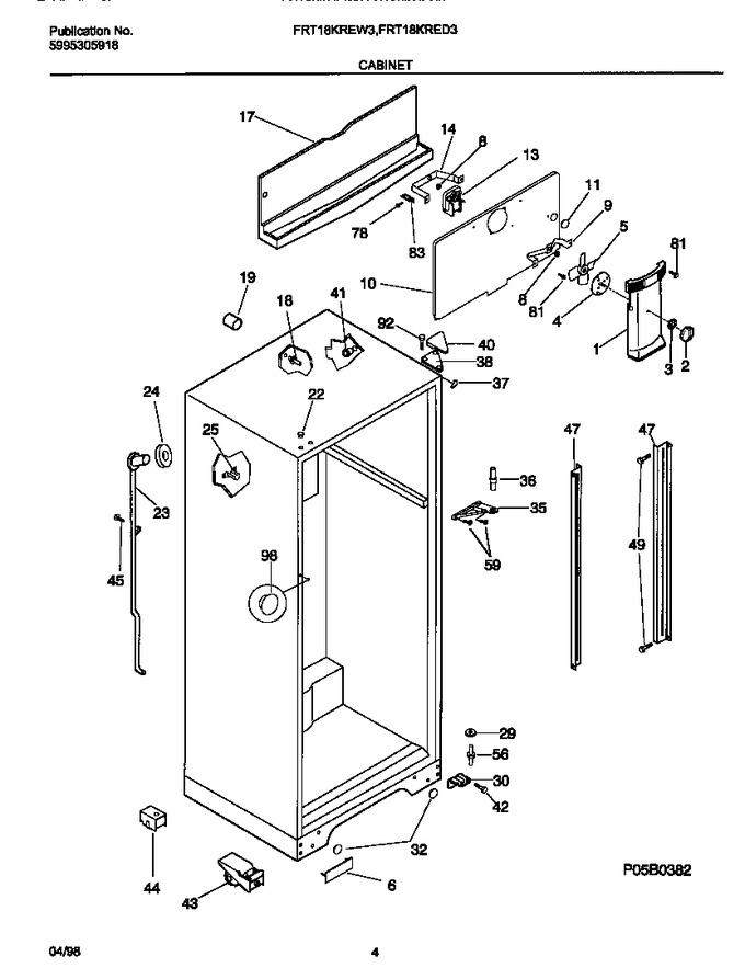 Diagram for FRT18KREW3