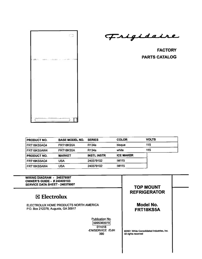Diagram for FRT18KS5AQ4