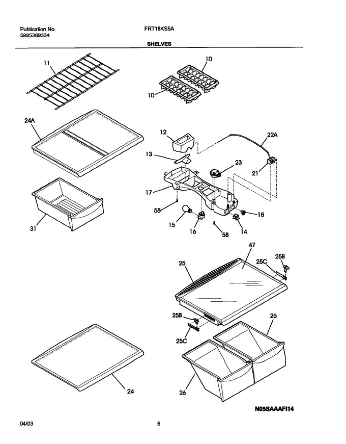 Diagram for FRT18KS5AW8