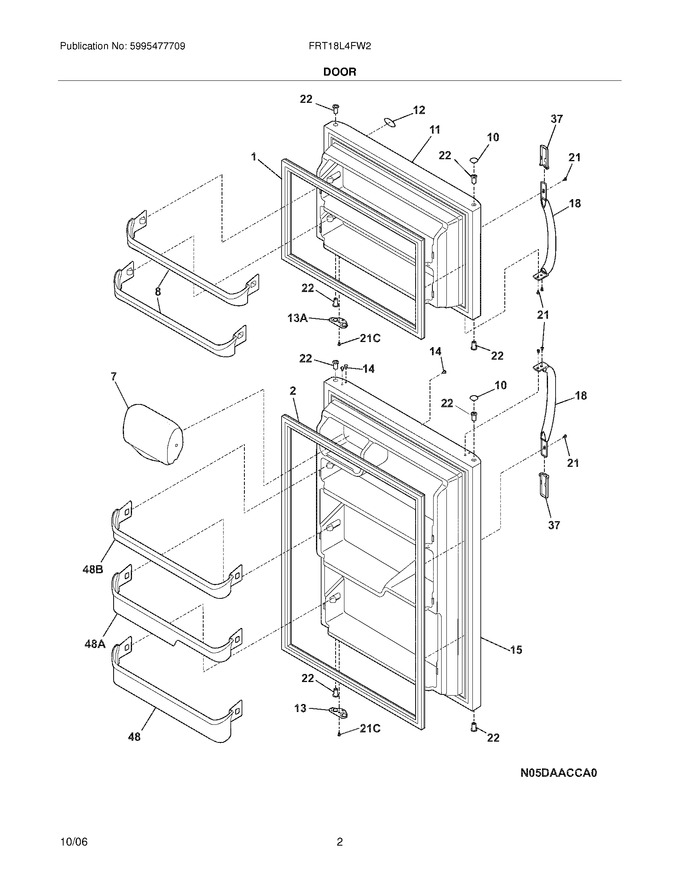 Diagram for FRT18L4FW2