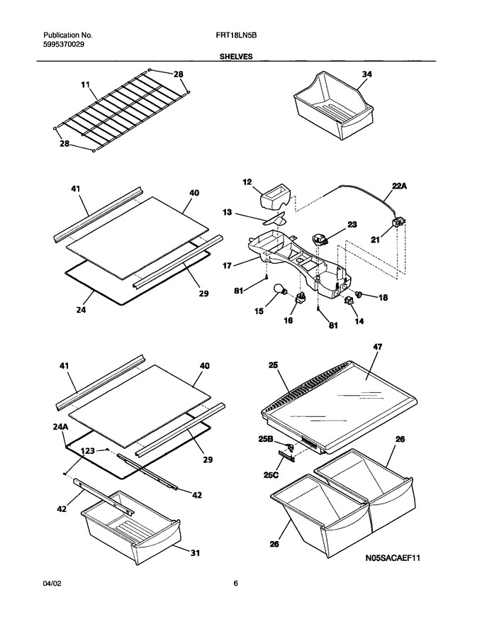 Diagram for FRT18LN5BW0