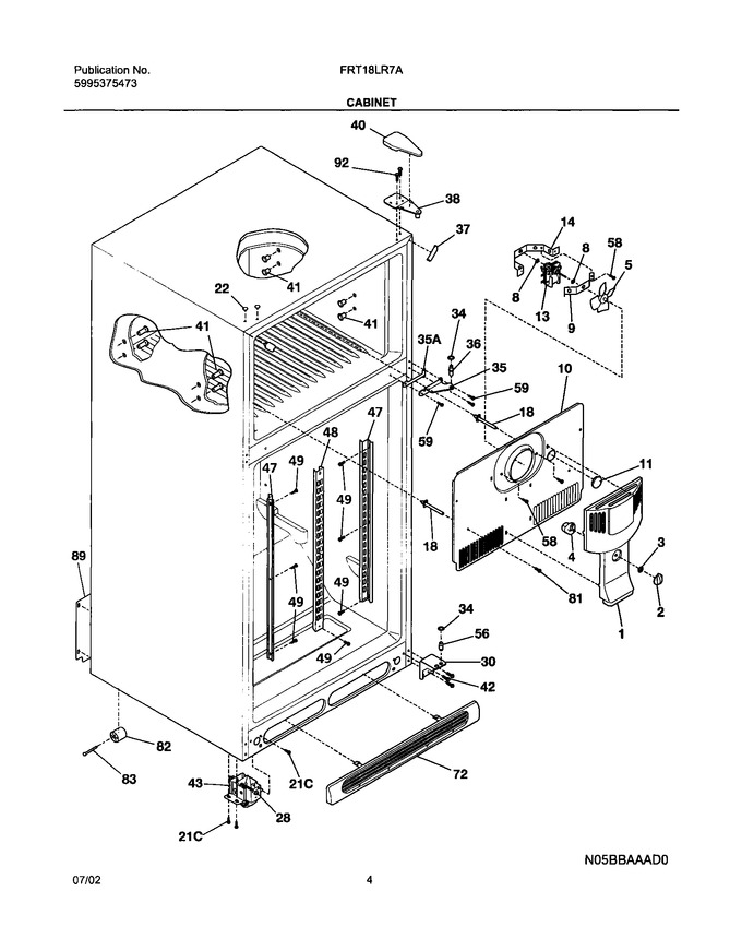 Diagram for FRT18LR7AW4