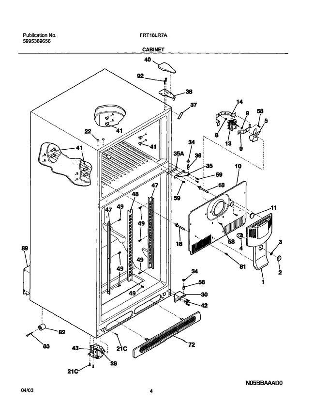 Diagram for FRT18LR7AW8