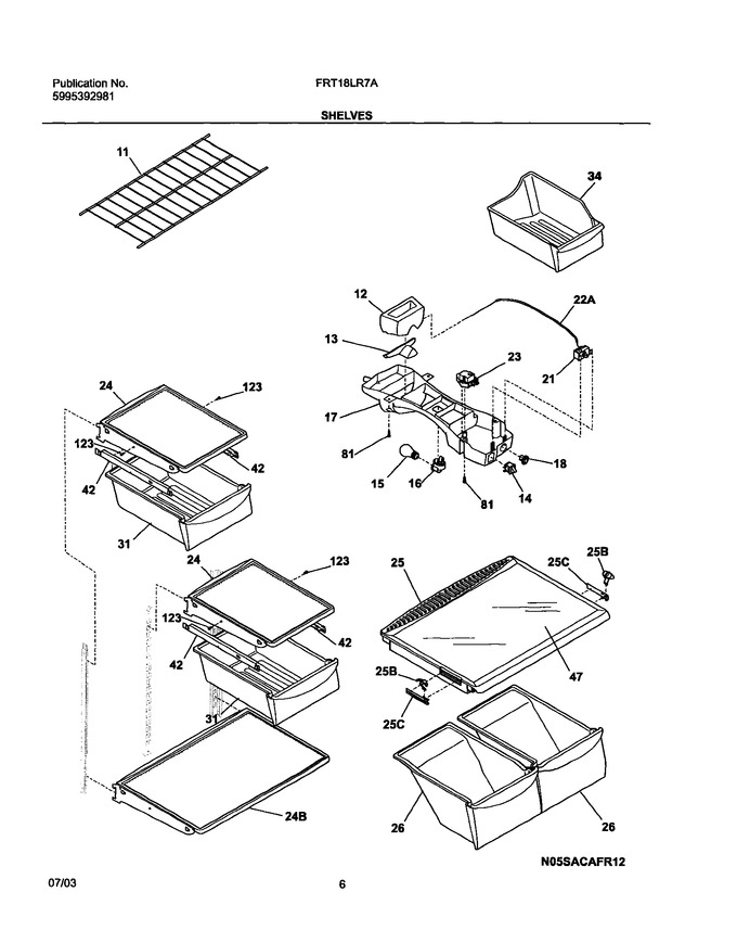 Diagram for FRT18LR7AWA