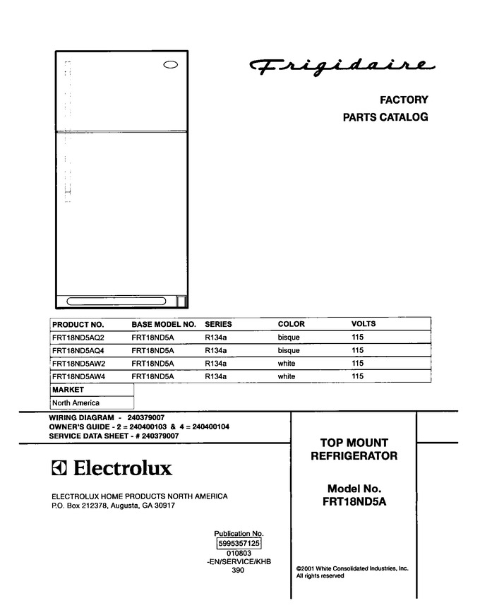 Diagram for FRT18ND5AQ2