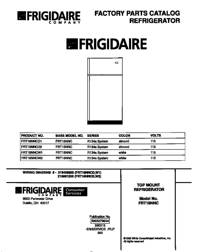 Diagram for FRT18NNCW1