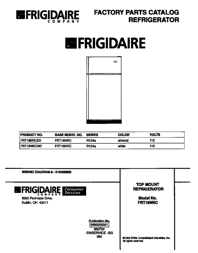 Diagram for FRT18NRCW0
