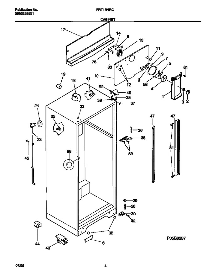 Diagram for FRT18NRCW0