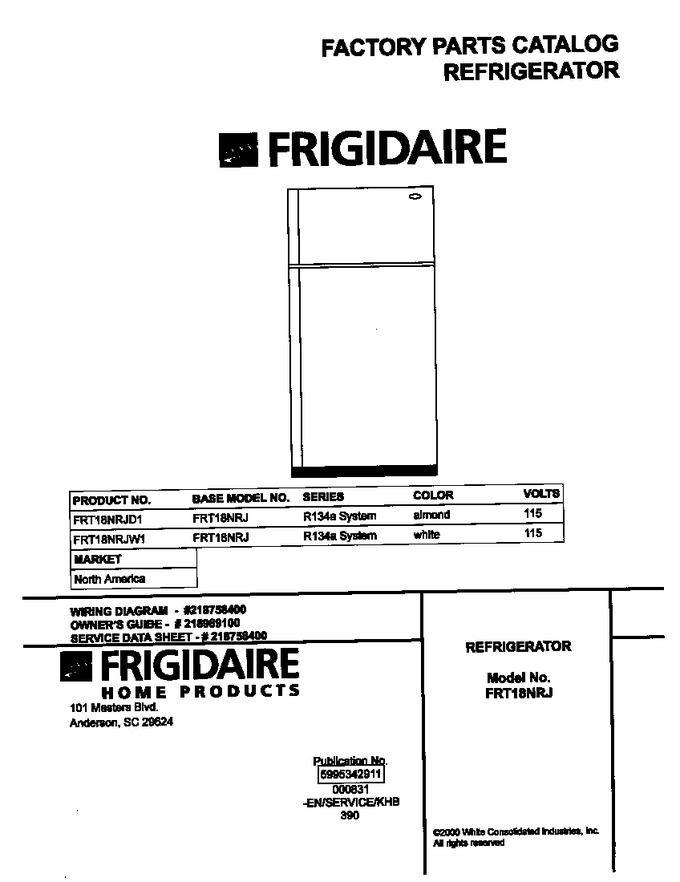 Diagram for FRT18NRJW1