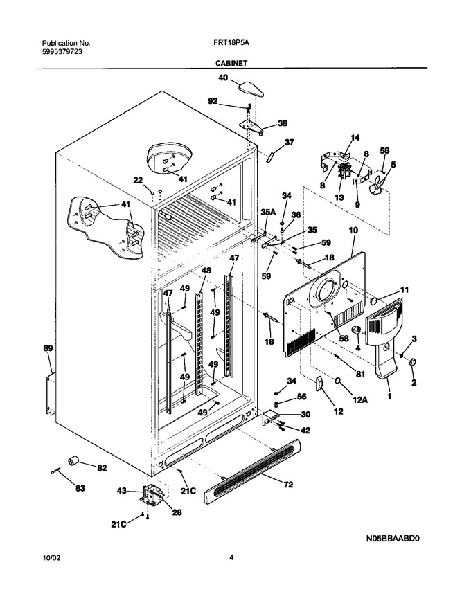 Diagram for FRT18P5AW9