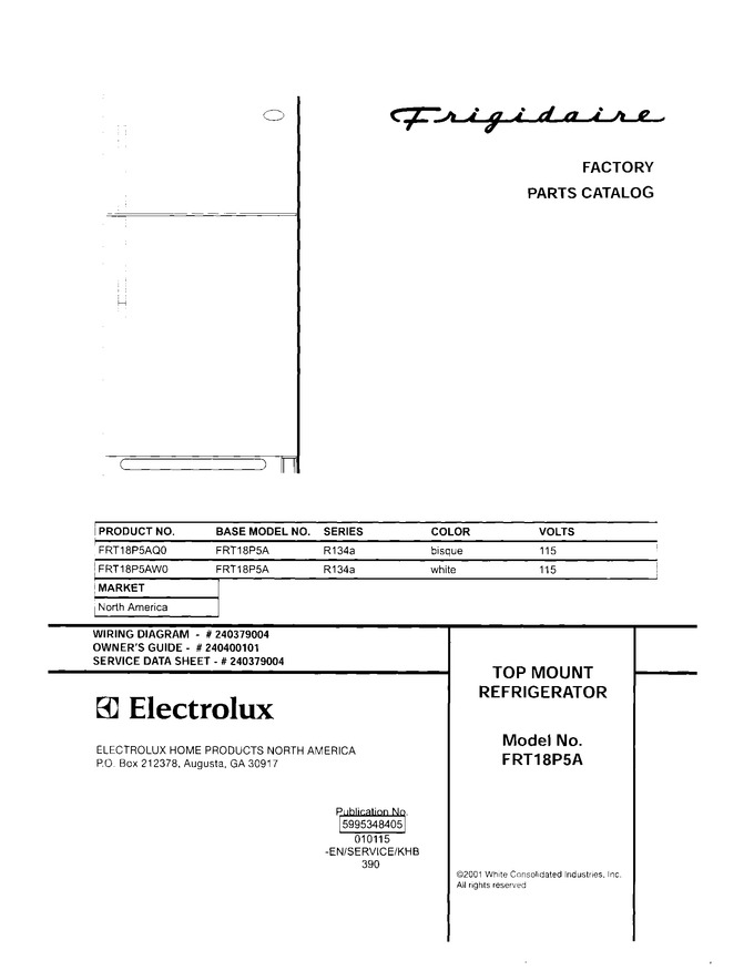 Diagram for FRT18P5AW0