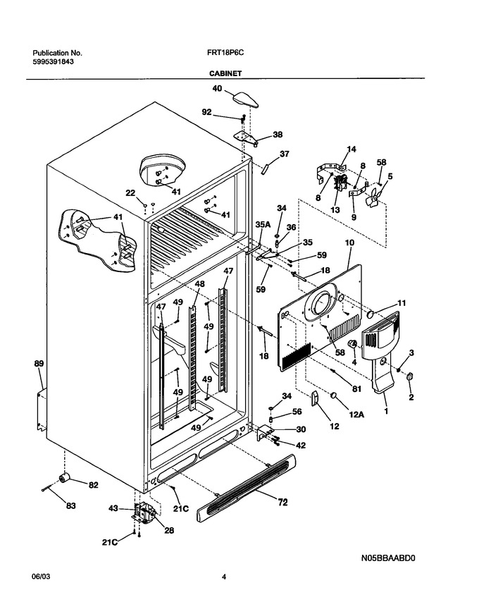 Diagram for FRT18P6CW0