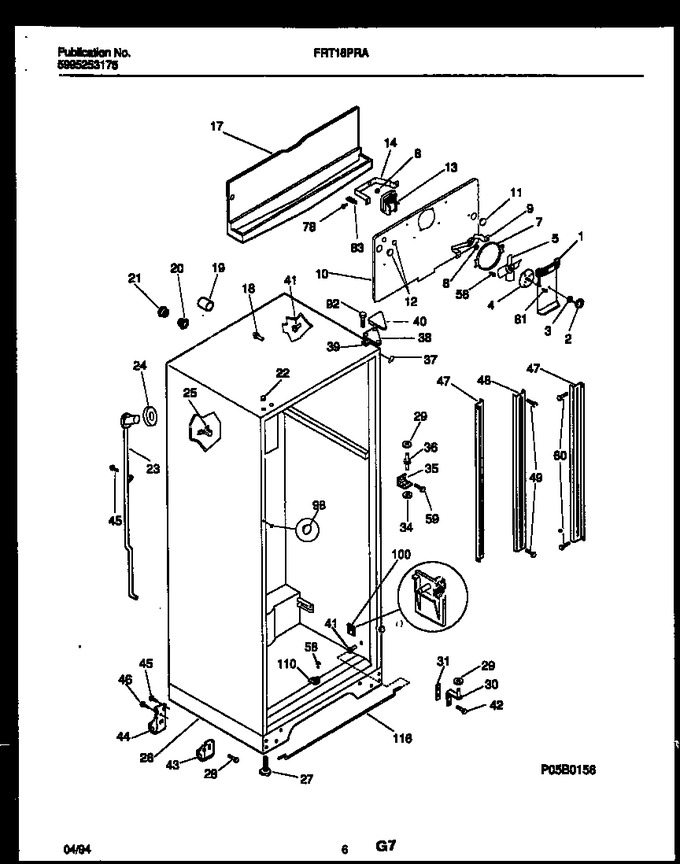 Diagram for FRT18PRAW1