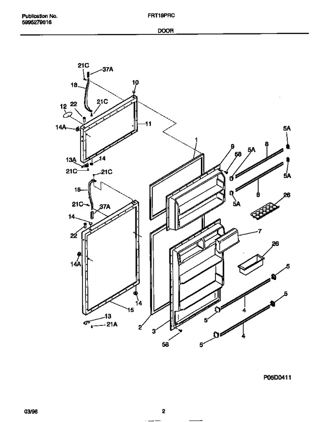Diagram for FRT18PRCW2
