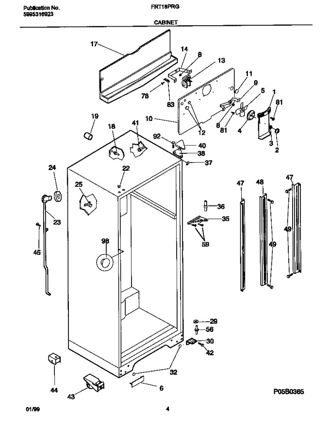 Diagram for FRT18PRGW1