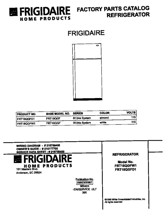 Diagram for FRT18QGFW1