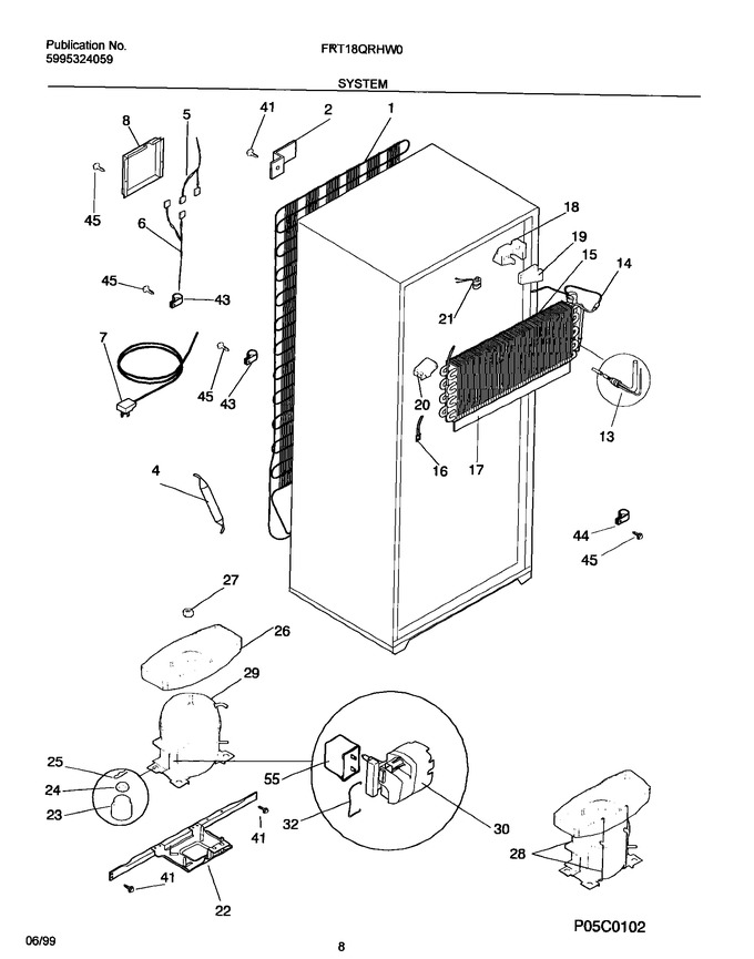 Diagram for FRT18QRHW0