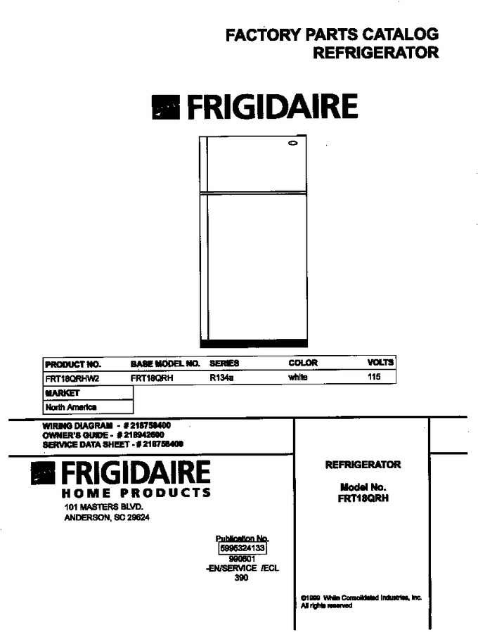 Diagram for FRT18QRHW2