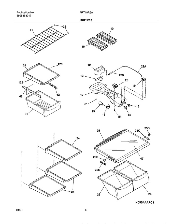 Diagram for FRT18R6AW2