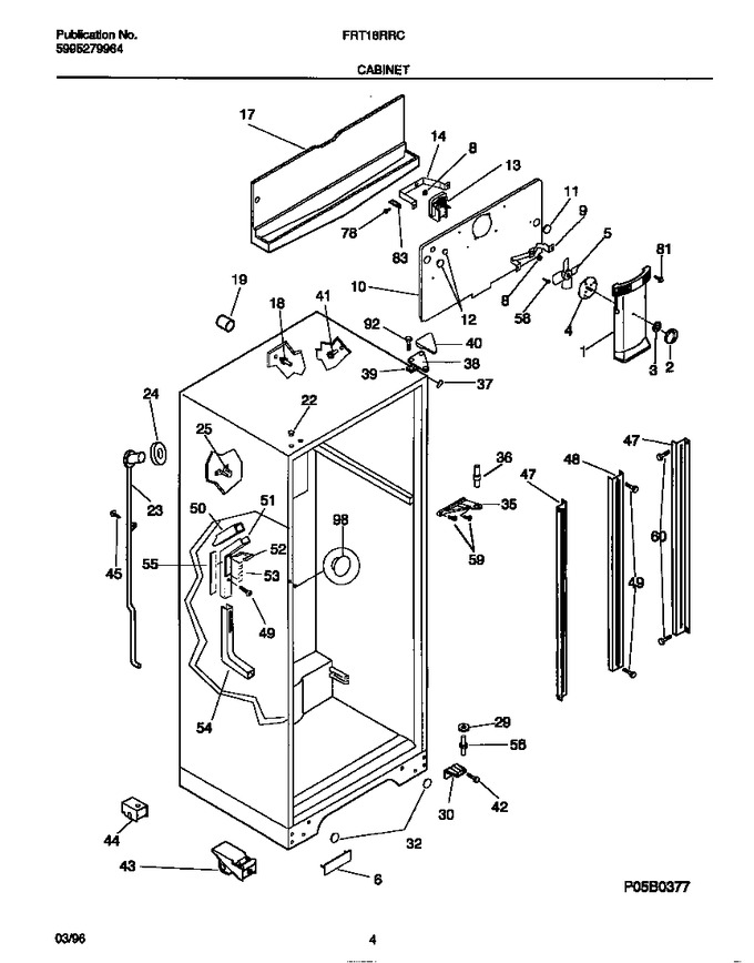 Diagram for FRT18RRCW1