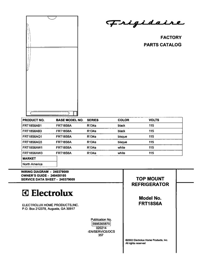 Diagram for FRT18S6AB1