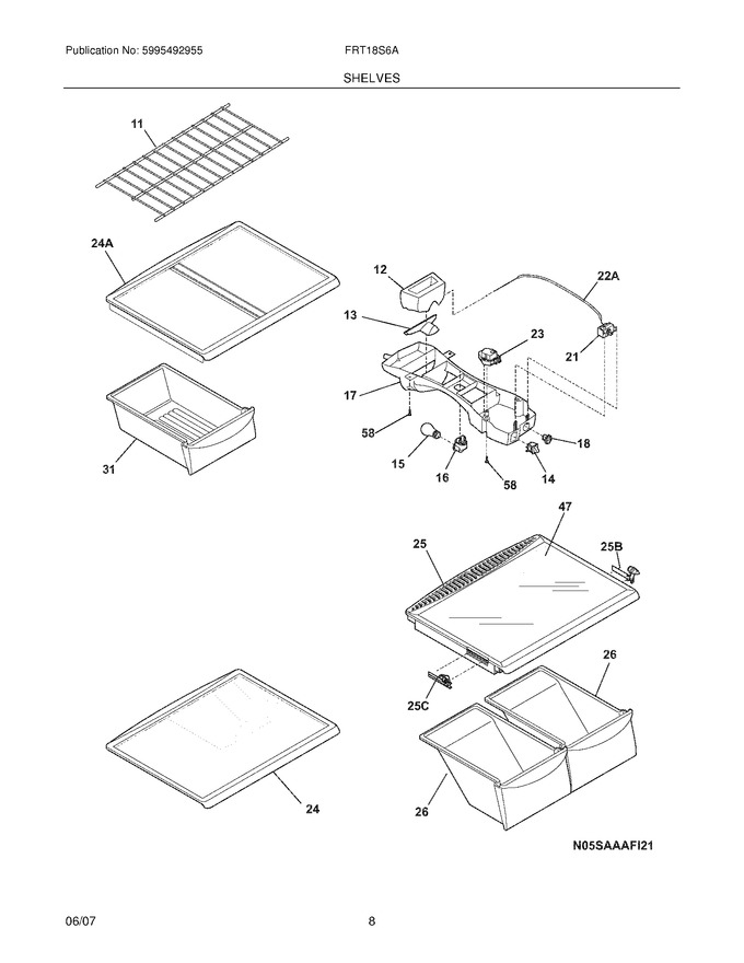 Diagram for FRT18S6AQY