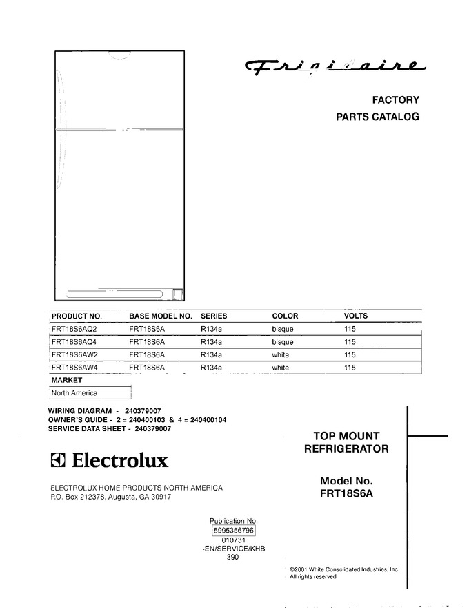 Diagram for FRT18S6AQ4