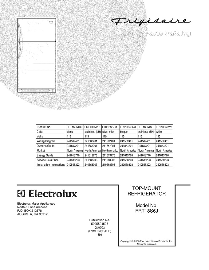 Diagram for FRT18S6JM3