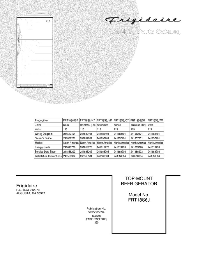 Diagram for FRT18S6JM7