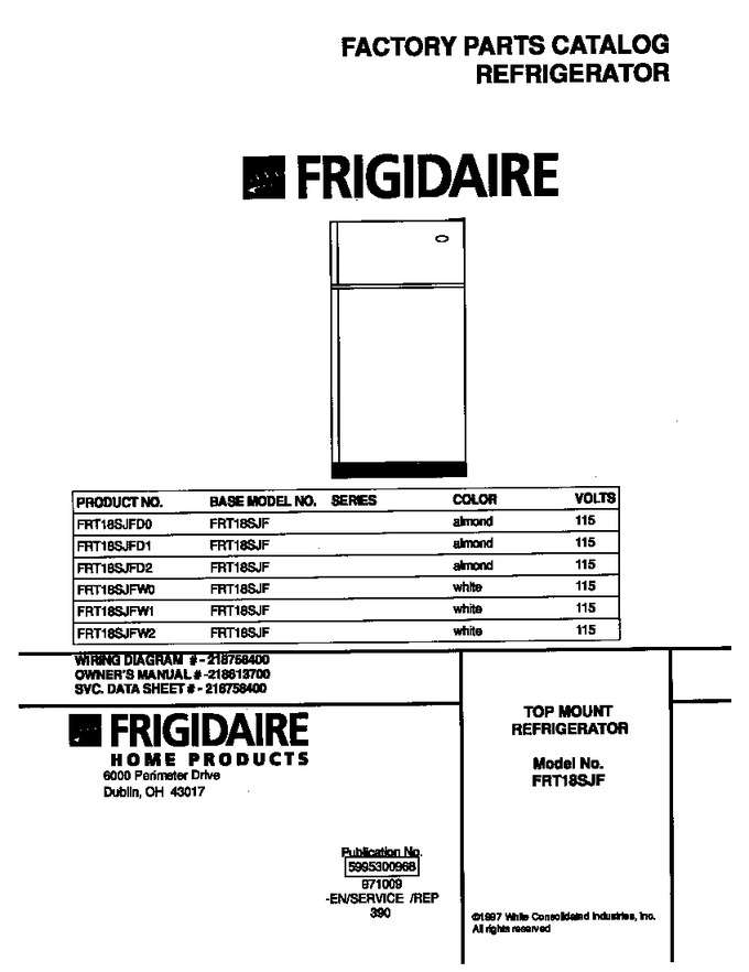 Diagram for FRT18SJFD2
