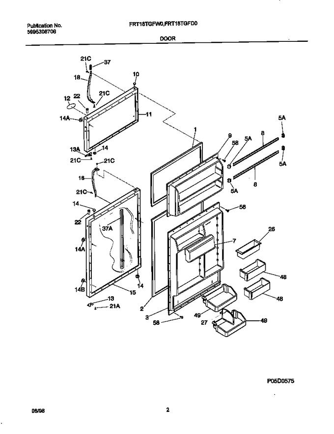 Diagram for FRT18TGFD0