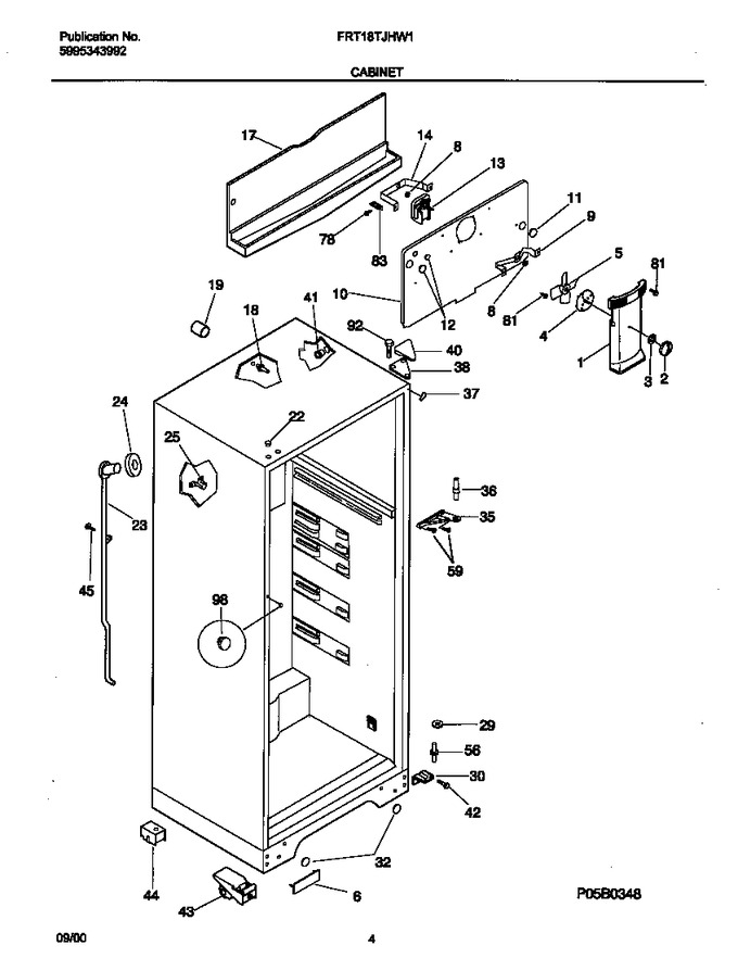 Diagram for FRT18TJHW1