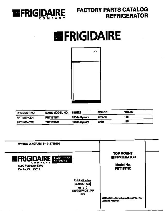 Diagram for FRT18TNCD4
