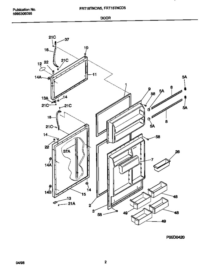 Diagram for FRT18TNCW5