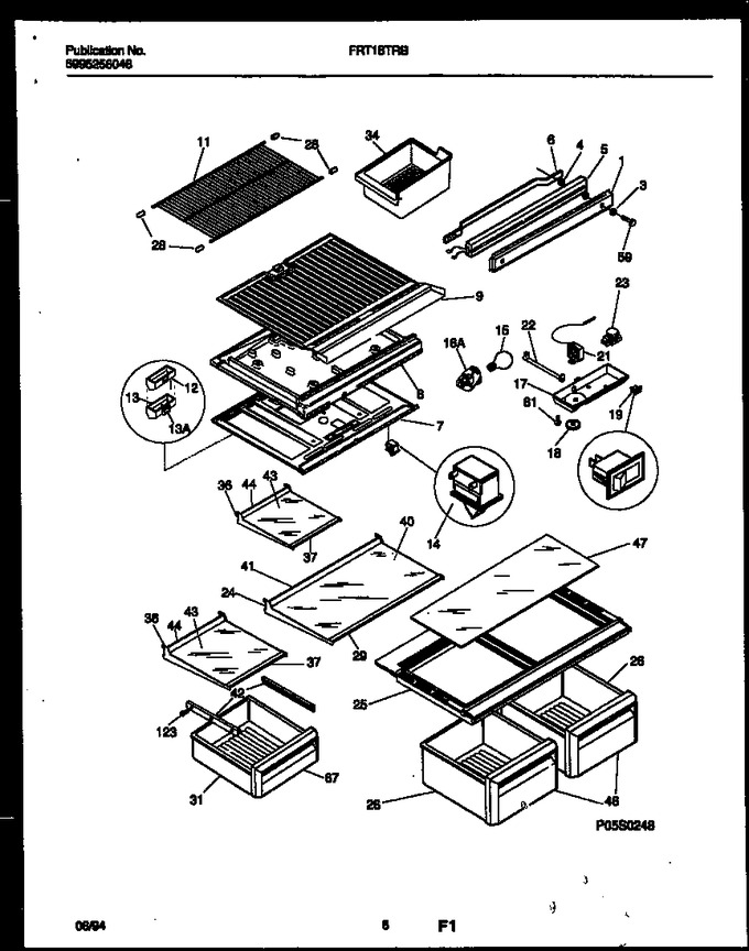Diagram for FRT18TRBW0