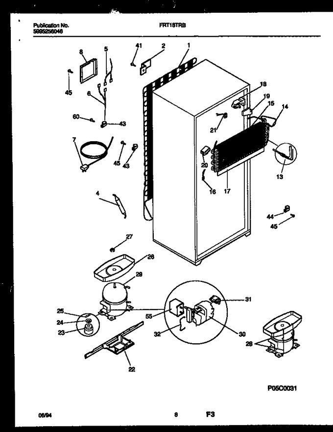 Diagram for FRT18TRBW0